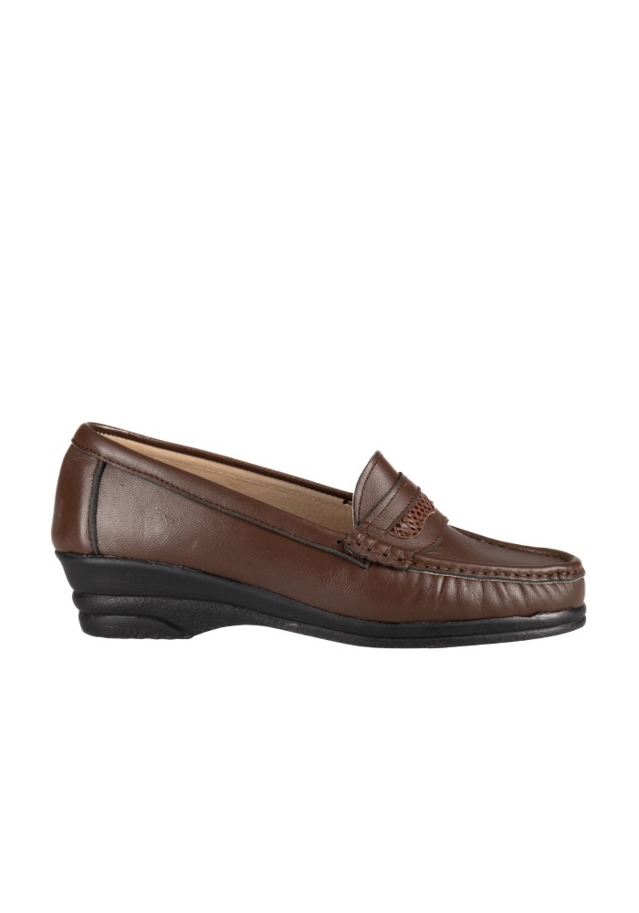 Δερμάτινα ανατομικά slip-on 134.160-L ΚΑΦΕ