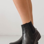 Casual μποτάκι με λάστιχο στο πλάι 330.B5563-L ΜΑΥΡΟ Casual μποτάκι με λάστιχο στο πλάι 330.B5563-L ΜΑΥΡΟ