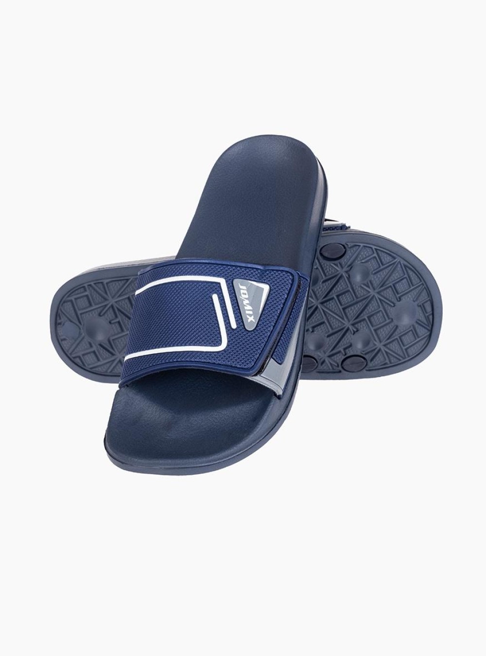 Ανδρική σαγιονάρα με φάσα με velcro 330.SU8099-P ΜΠΛΕ
