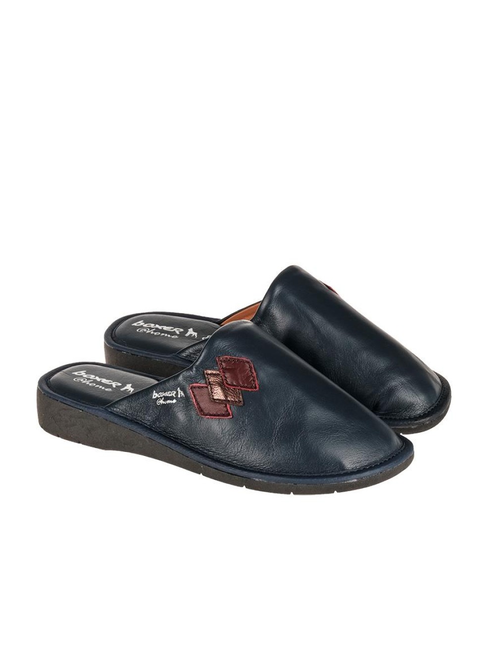 BOXER Γυναικείες δερμάτινες παντόφλες 031.68026-L ΜΠΛΕ BOXER Γυναικείες δερμάτινες παντόφλες 031.68026-L ΜΠΛΕ