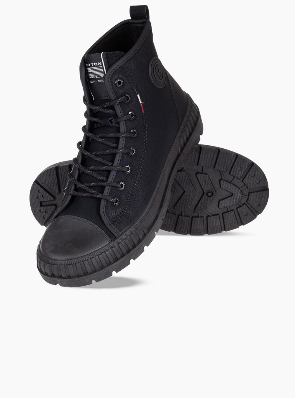 Ανδρικό μποτάκι sneaker 029.CBM320504-L ΜΑΥΡΟ Ανδρικό μποτάκι sneaker 029.CBM320504-L ΜΑΥΡΟ