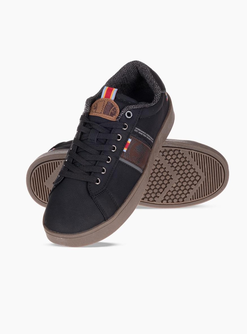 AMERICANINO Ανδρικά sneakers 029.AMM424X85-L ΜΑΥΡΟ AMERICANINO Ανδρικά sneakers 029.AMM424X85-L ΜΑΥΡΟ