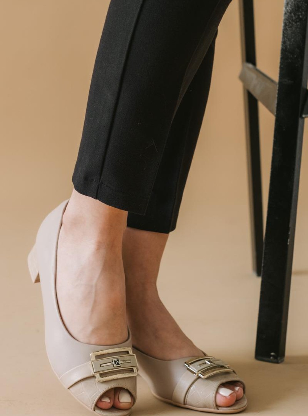 PICCADILLY Peep-toe comfort γόβες 004.779-24008-L ΜΠΕΖ PICCADILLY Peep-toe comfort γόβες 004.779-24008-L ΜΠΕΖ