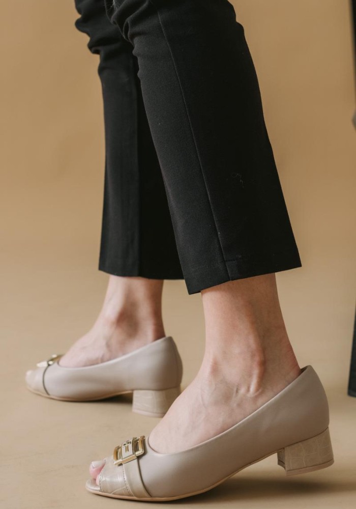 PICCADILLY Peep-toe comfort γόβες 004.779-24008-L ΜΠΕΖ