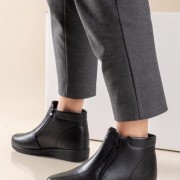 Casual μποτάκι με εσωτερική γούνα 330.XY833-L ΜΑΥΡΟ Casual μποτάκι με εσωτερική γούνα 330.XY833-L ΜΑΥΡΟ