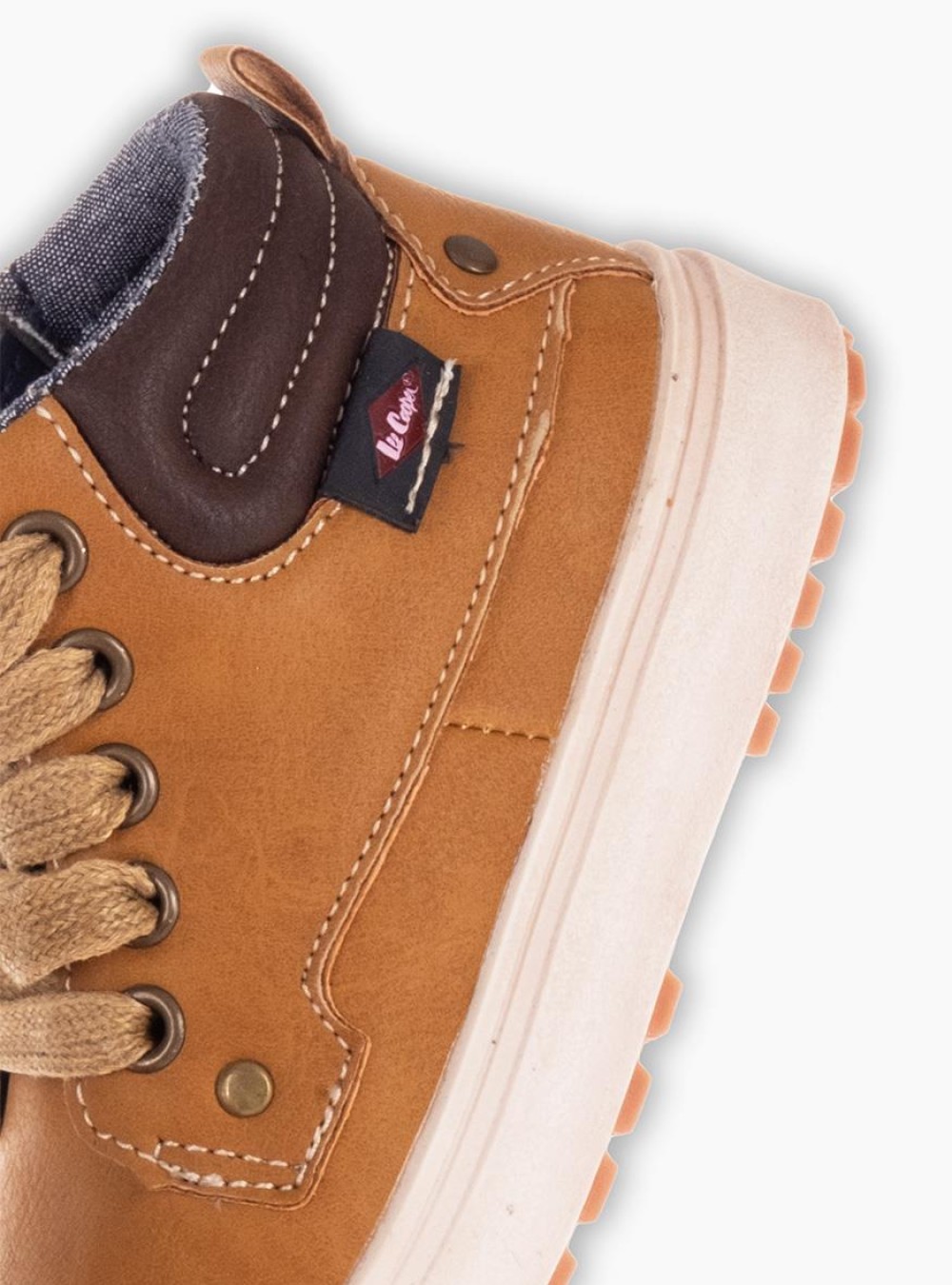 Μποτάκια για αγόρια 034.ARTUS-LEATHER CAMEL