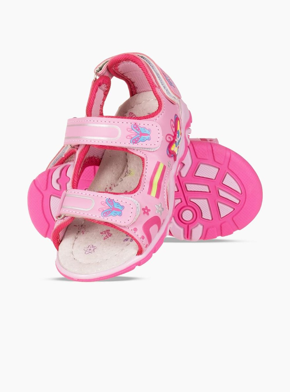 Πέδιλα για κορίτσια με velcro 432.A54-L ΡΟΖ Πέδιλα για κορίτσια με velcro 432.A54-L ΡΟΖ