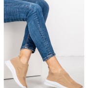 Slip-on υφασμάτινα sneakers 330.LY380-F ΠΟΥΡΟ Slip-on υφασμάτινα sneakers 330.LY380-F ΠΟΥΡΟ