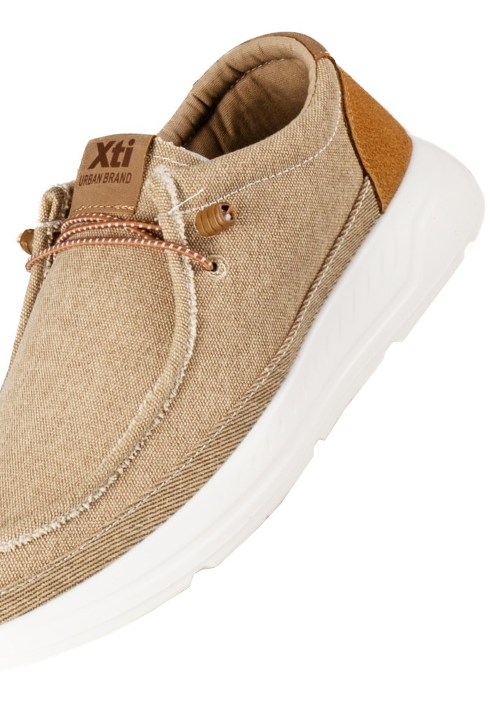 Xti loafer με λαστιχένια κορδόνια 395.141394-F ΜΠΕΖ