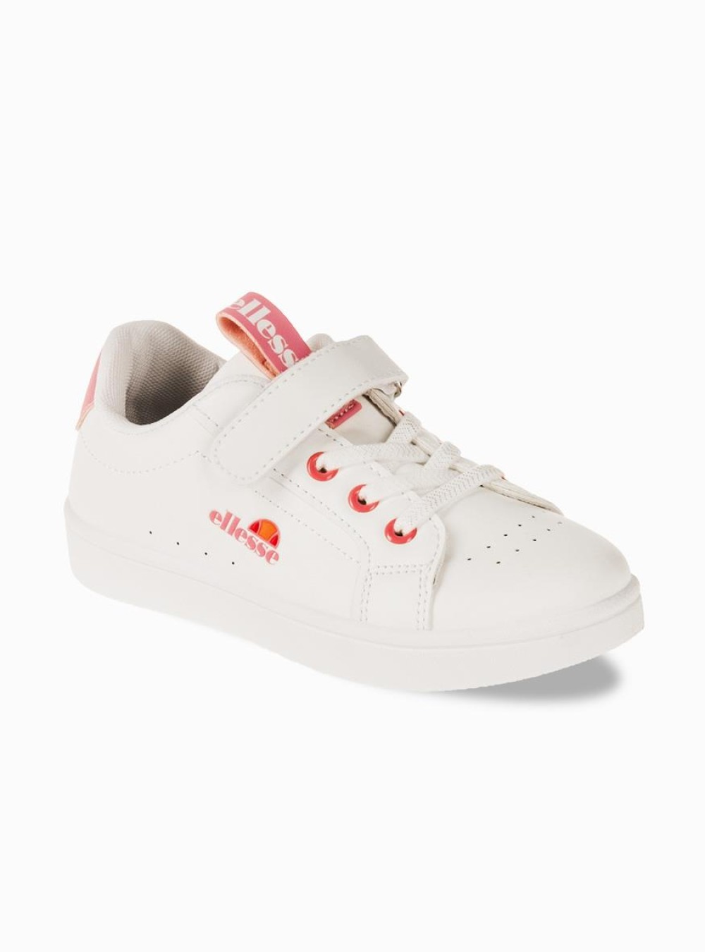 ELLESSE Παιδικό sneaker με velcro 034.494-G-L ΑΣΠΡΟ/ΡΟΖ ELLESSE Παιδικό sneaker με velcro 034.494-G-L ΑΣΠΡΟ/ΡΟΖ