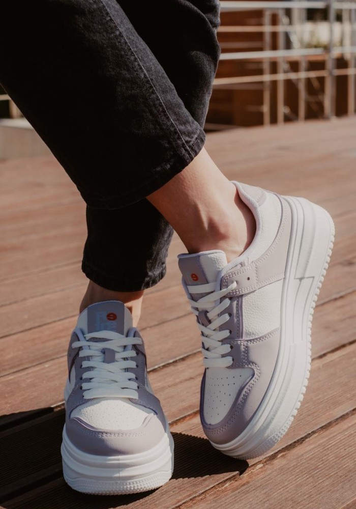 REFRESH δίσολα sneakers με εξωτερικές ραφές 395.171918-L ΛΙΛΑ