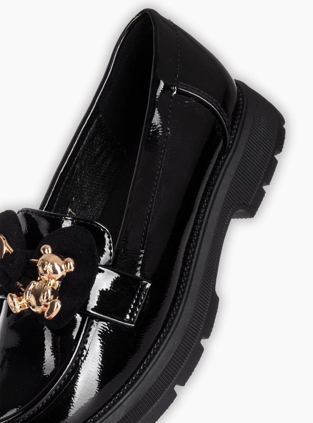 Λουστρίνι loafer για κορίτσια με φιογκάκι 432.DR67-LU ΜΑΥΡΟ Λουστρίνι loafer για κορίτσια με φιογκάκι 432.DR67-LU ΜΑΥΡΟ