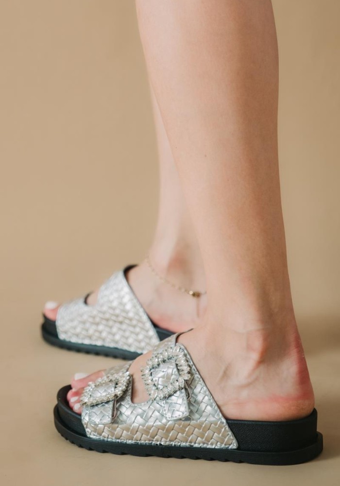 Flatforms με ρυθμιζόμενες φάσες με διακοσμητικές πέτρες 431.ZL6-P7683-01-L ΑΣΗΜΙ