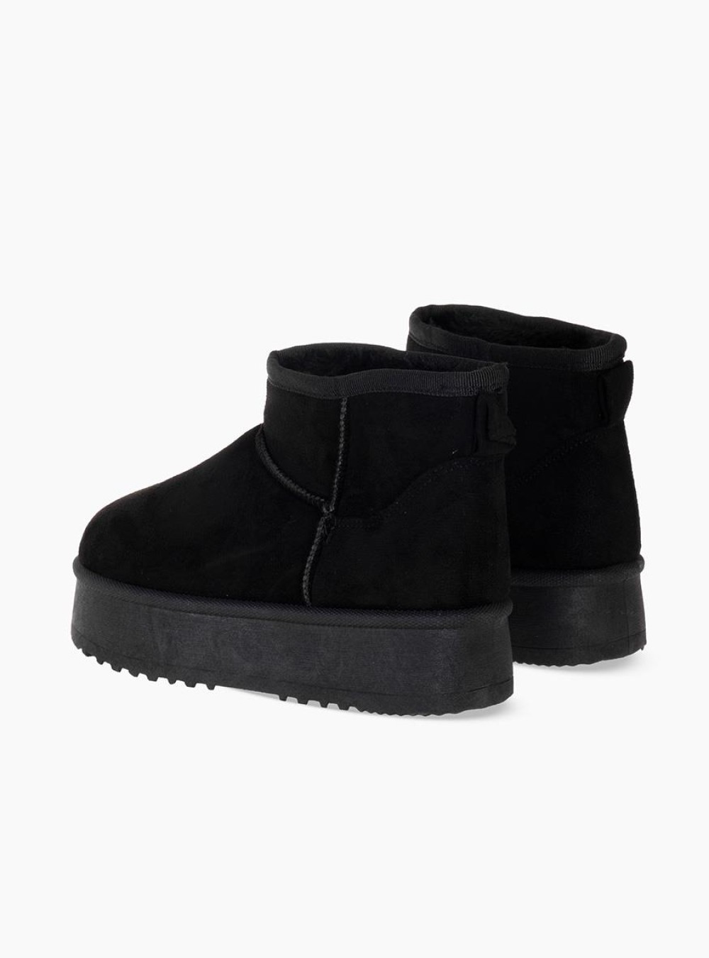 Suede μποτάκι για κορίτσια με εσωτερική γούνα 330.C768-C ΜΑΥΡΟ