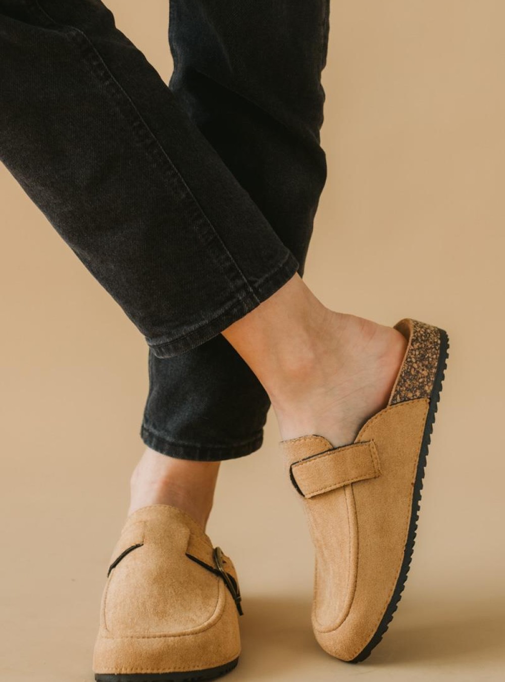 Fussbett suede clogs με τοκά 330.5008-C ΤΑΜΠΑ Fussbett suede clogs με τοκά 330.5008-C ΤΑΜΠΑ