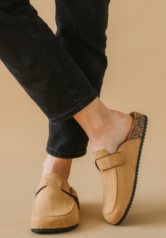 Fussbett suede clogs με τοκά 330.5008-C ΤΑΜΠΑ