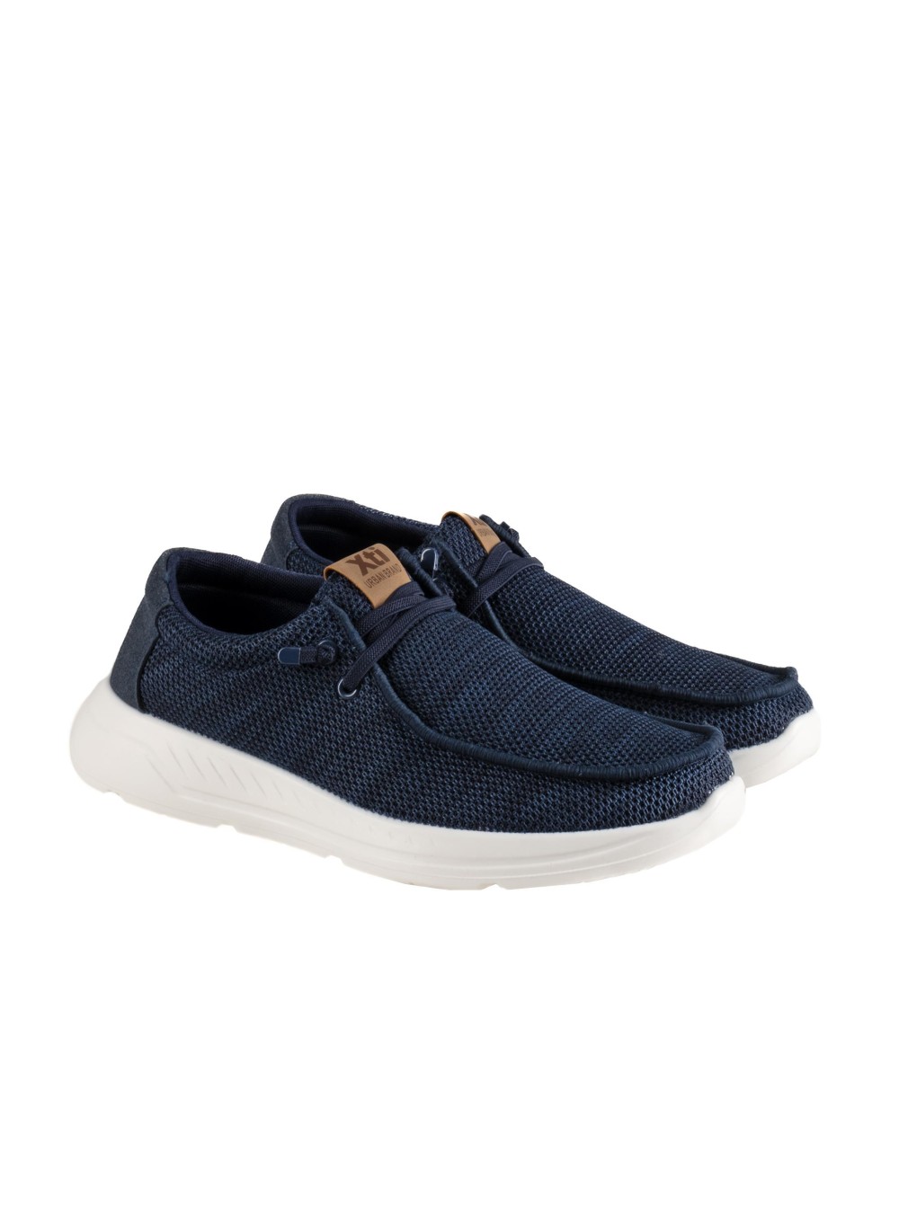 Xti loafer με λαστιχένια κορδόνια 395.141395-F ΜΠΛΕ Xti loafer με λαστιχένια κορδόνια 395.141395-F ΜΠΛΕ