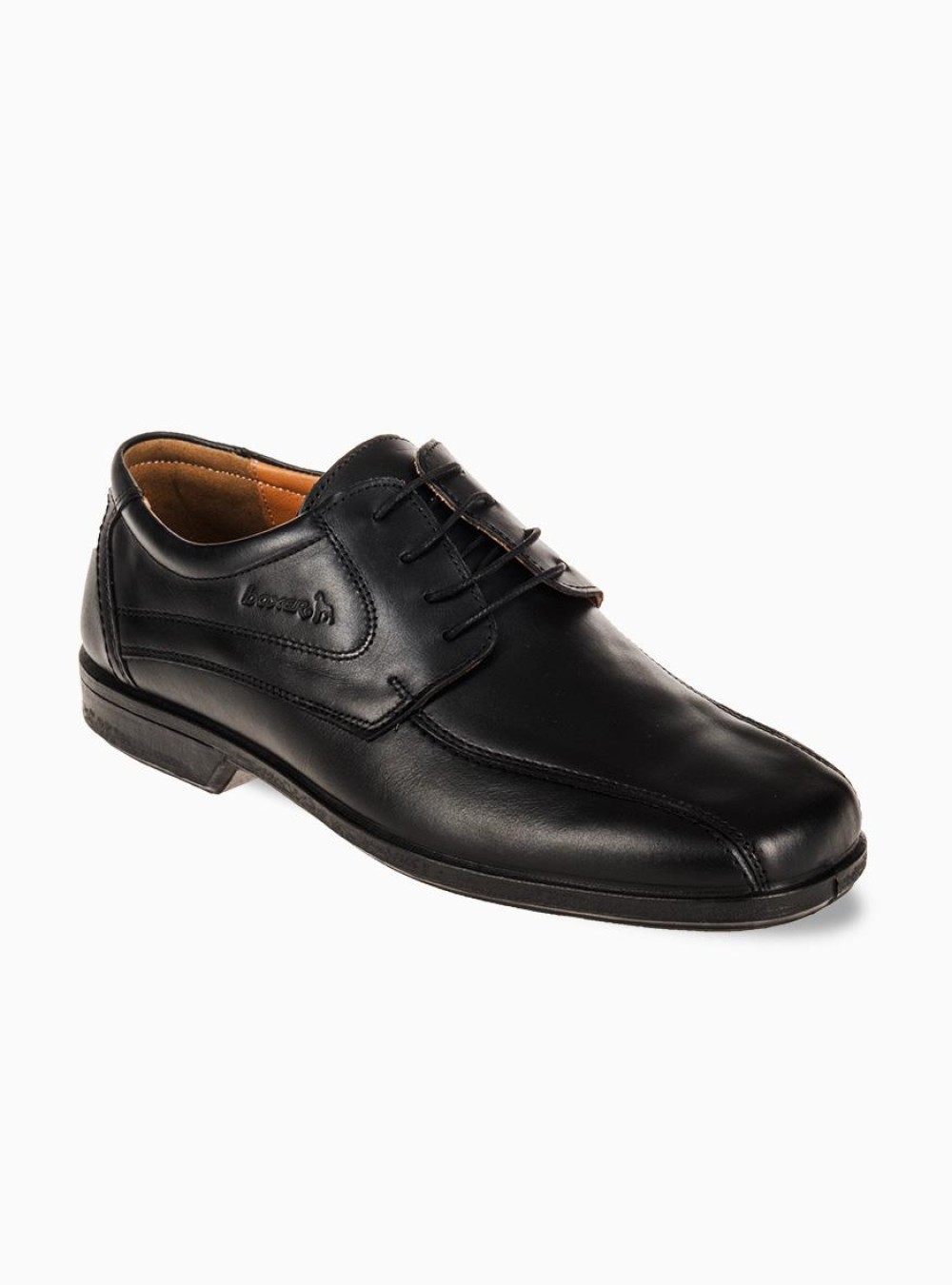 BOXER Ανδρικό comfort δετό 031.10125-L ΜΑΥΡΟ