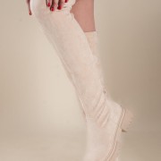 Over the knee suede chunky μπότα 431.OS608-C ΜΠΕΖ Over the knee suede chunky μπότα 431.OS608-C ΜΠΕΖ