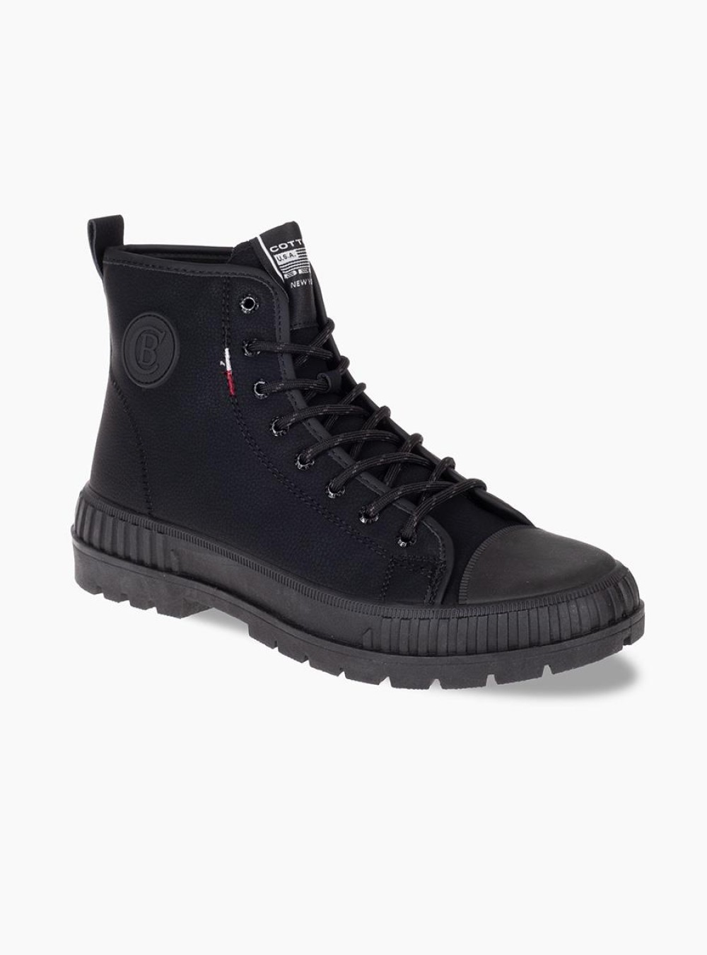Ανδρικό μποτάκι sneaker 029.CBM320504-L ΜΑΥΡΟ Ανδρικό μποτάκι sneaker 029.CBM320504-L ΜΑΥΡΟ