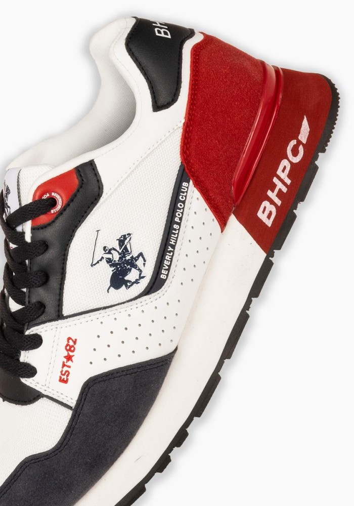 Beverly Hills Polo Club Ανδρικά sneakers 426.S2494HM6742-L ΑΣΠΡΟ/ΜΠΛΕ