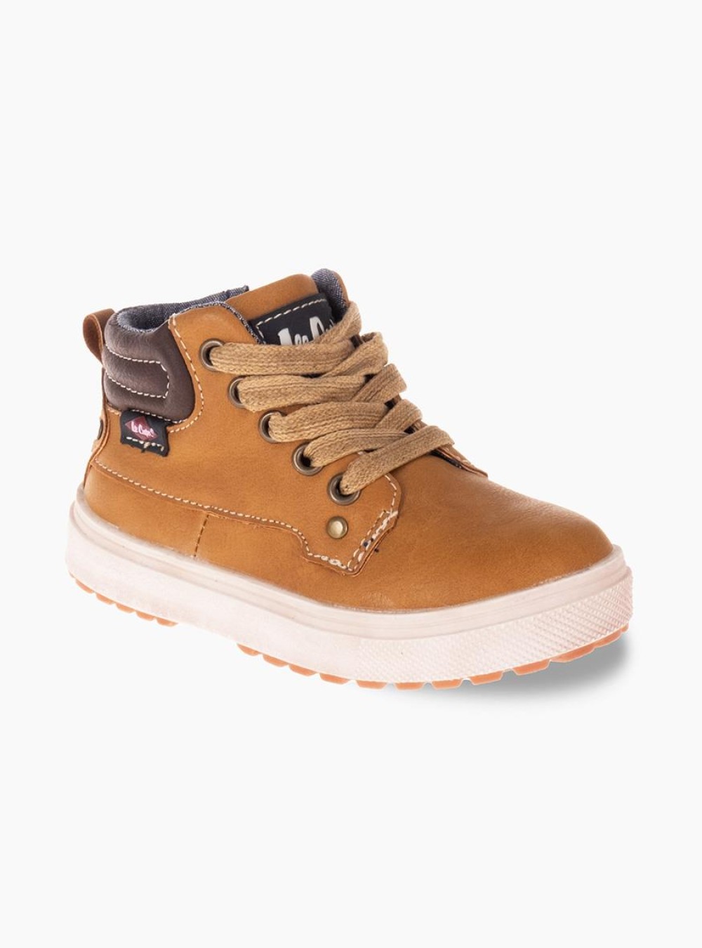 Μποτάκια για αγόρια 034.ARTUS-LEATHER CAMEL