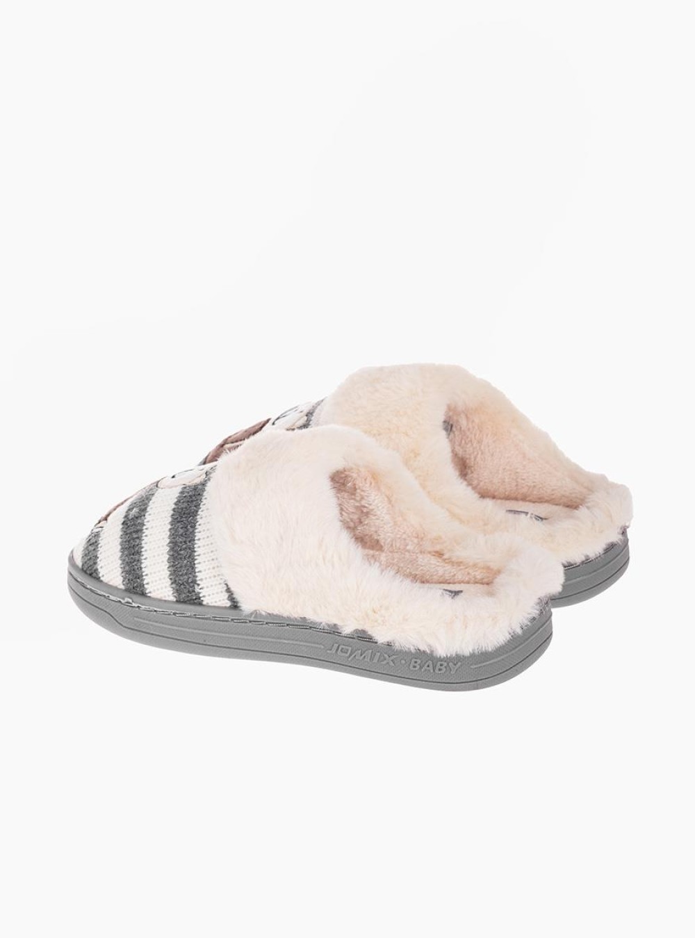 Παντόφλες για κορίτσια ριγέ 421.MB3742-F ΓΚΡΙ Παντόφλες για κορίτσια ριγέ 421.MB3742-F ΓΚΡΙ