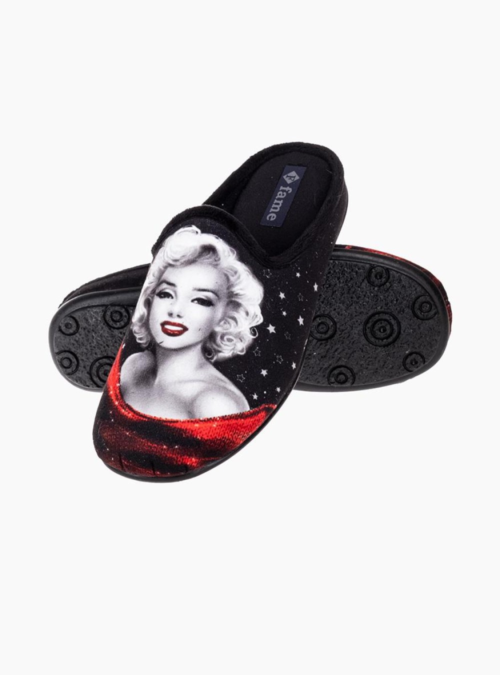 Fame Γυναικείες παντόφλες MONROE 202.RX22-14-F ΜΑΥΡΟ Fame Γυναικείες παντόφλες MONROE 202.RX22-14-F ΜΑΥΡΟ