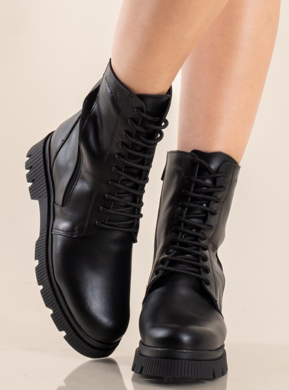 BOXER Chunky αρβυλάκι με διαγώνιο φερμουάρ 031.51122-L ΜΑΥΡΟ BOXER Chunky αρβυλάκι με διαγώνιο φερμουάρ 031.51122-L ΜΑΥΡΟ