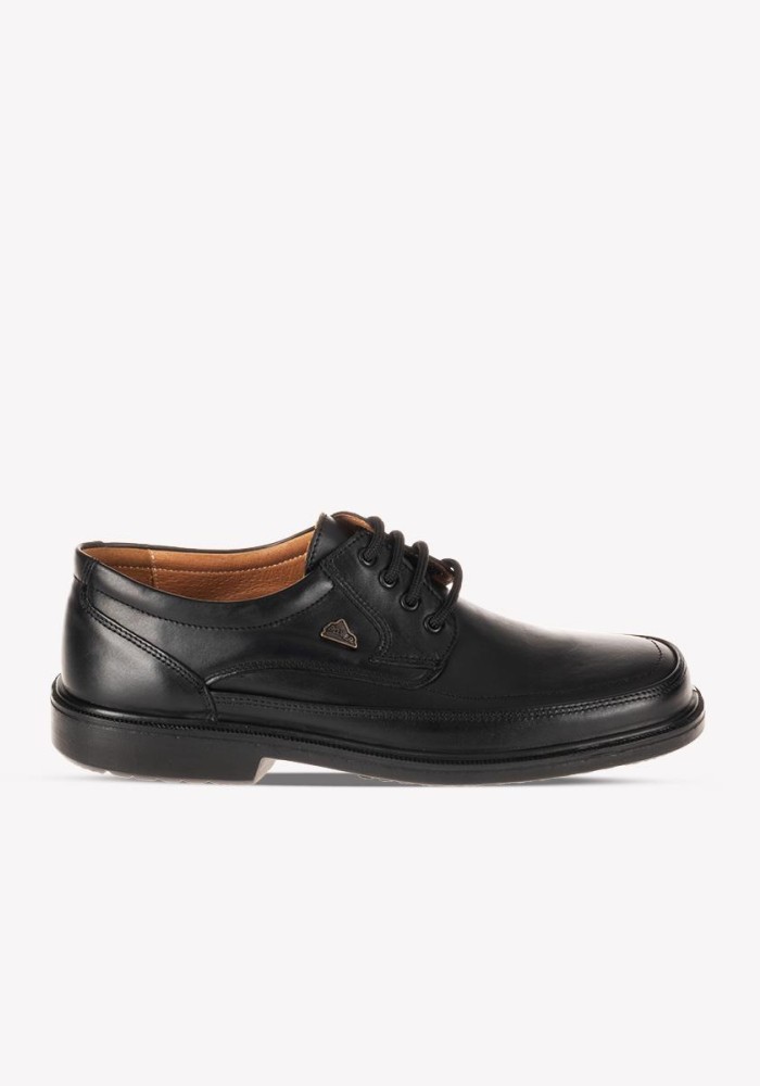 BOXER Ανδρικό comfort δετό 031.10118-L ΜΑΥΡΟ