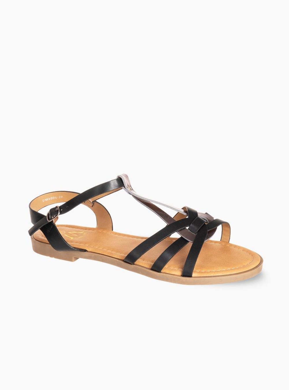 Flat σανδάλια με πλέξη 364.DMX001-20-L ΜΑΥΡΟ Flat σανδάλια με πλέξη 364.DMX001-20-L ΜΑΥΡΟ