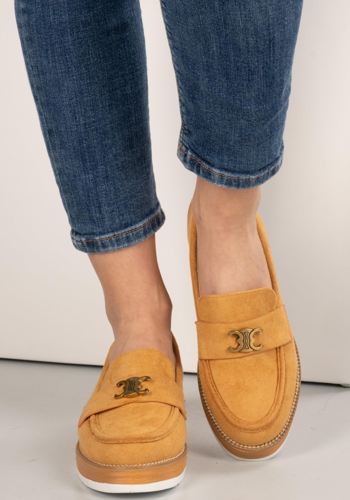 Loafers suede με μεταλλική αγκράφα 330.LL1339-C ΤΑΜΠΑ