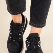 Running sneakers με αερόσολα 330.D0179-L ΜΑΥΡΟ/ΑΣΠΡΟ Running sneakers με αερόσολα 330.D0179-L ΜΑΥΡΟ/ΑΣΠΡΟ