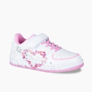 Sneakers για κορίτσια με velcro 433.GD4525-26-L ΑΣΠΡΟ/ΡΟΖ Sneakers για κορίτσια με velcro 433.GD4525-26-L ΑΣΠΡΟ/ΡΟΖ