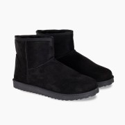 Suede μποτάκι με εσωτερική γούνα 431.DM992-C ΜΑΥΡΟ Suede μποτάκι με εσωτερική γούνα 431.DM992-C ΜΑΥΡΟ