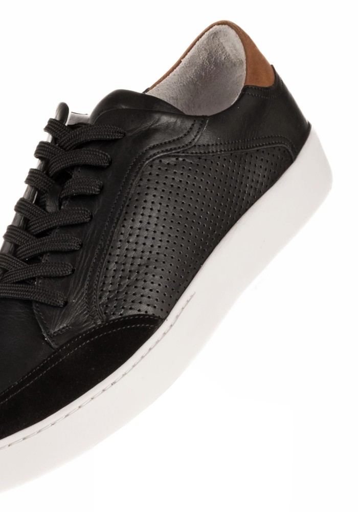 BOXER Ανδρικό sneaker 031.19222-L ΜΑΥΡΟ