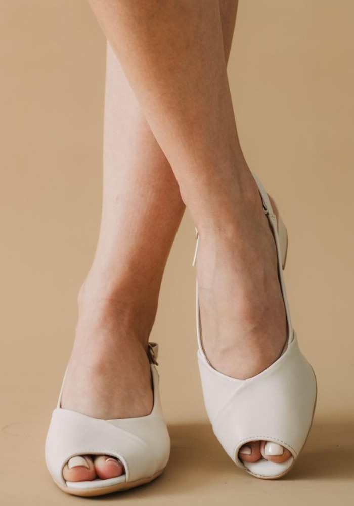 PICCADILLY Peep-toe comfort γόβες με ανοιχτή φτέρνα 004.779-24154-L ΜΠΕΖ