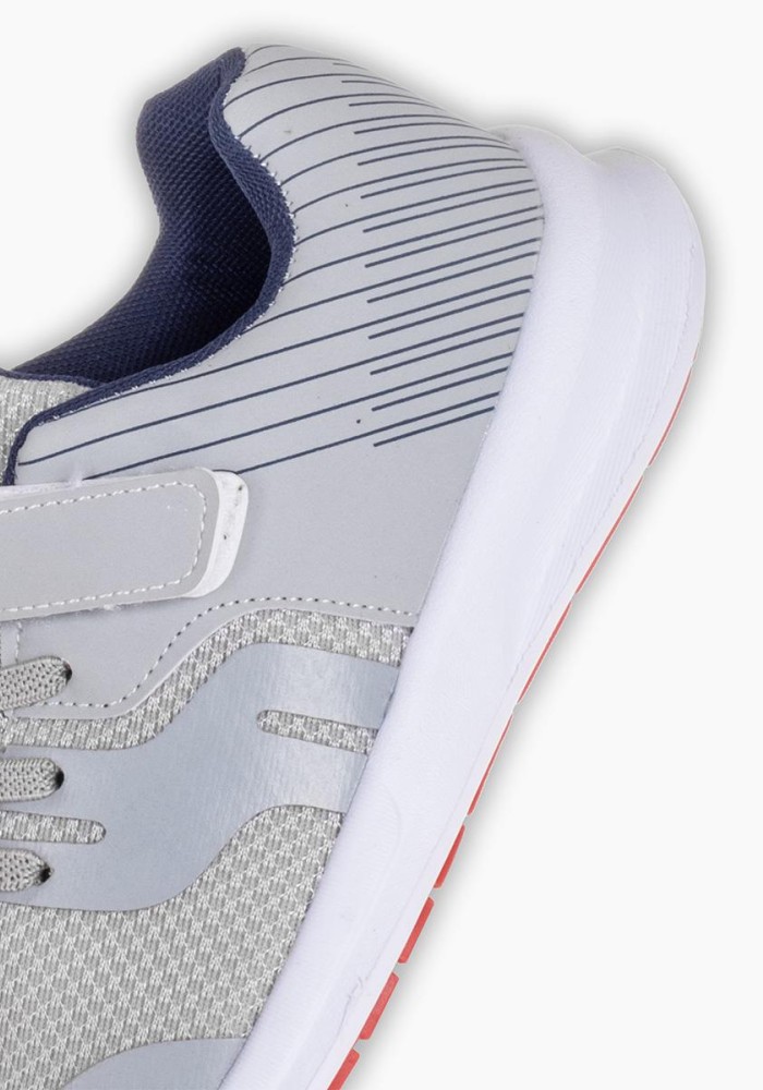 Sneakers 049.11785-2-LEATHER ΓΚΡΙ