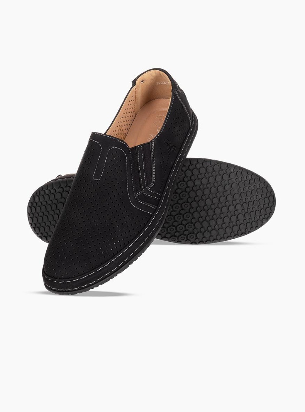 Ανδρικό slip-on casual 330.7703-NU ΜΑΥΡΟ Ανδρικό slip-on casual 330.7703-NU ΜΑΥΡΟ