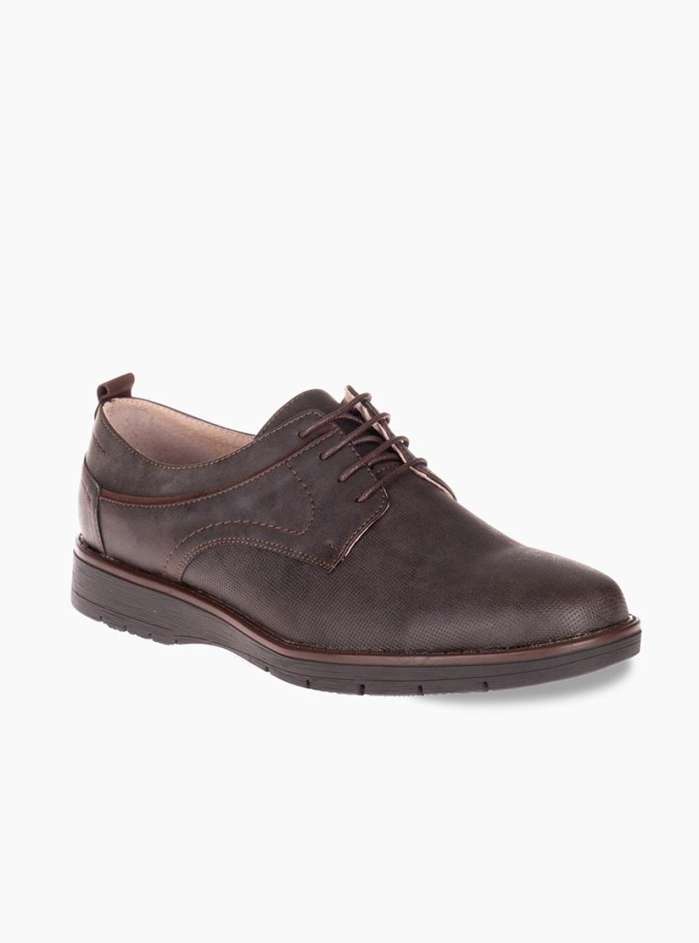 B-SOFT Ανδρικό δετό casual 405.424-4-L ΚΑΦΕ