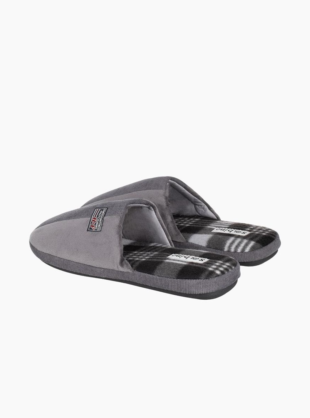 SABINO Ανδρικές παντόφλες 028.AW234477-F ΓΚΡΙ SABINO Ανδρικές παντόφλες 028.AW234477-F ΓΚΡΙ