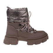 Apres ski μποτάκια με chunky σόλα 396.SJ609-F GUN Apres ski μποτάκια με chunky σόλα 396.SJ609-F GUN