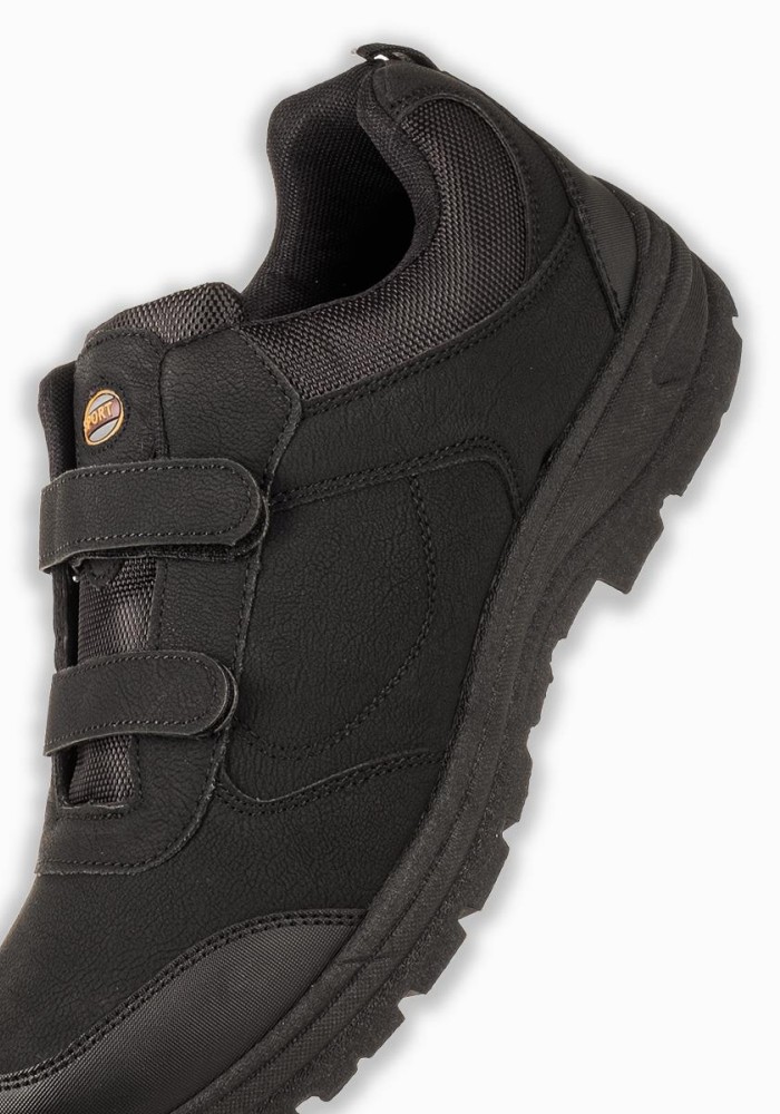 Ανδρικό αθλητικό με velcro 330.C8208-L ΜΑΥΡΟ