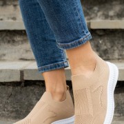 Slip-on υφασμάτινα sneakers 330.LY380-F ΠΟΥΡΟ Slip-on υφασμάτινα sneakers 330.LY380-F ΠΟΥΡΟ