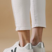 Tennis sneakers με διακοσμητικό στο πλάι 330.C891-L ΑΣΠΡΟ/ΜΑΥΡΟ Tennis sneakers με διακοσμητικό στο πλάι 330.C891-L ΑΣΠΡΟ/ΜΑΥΡΟ