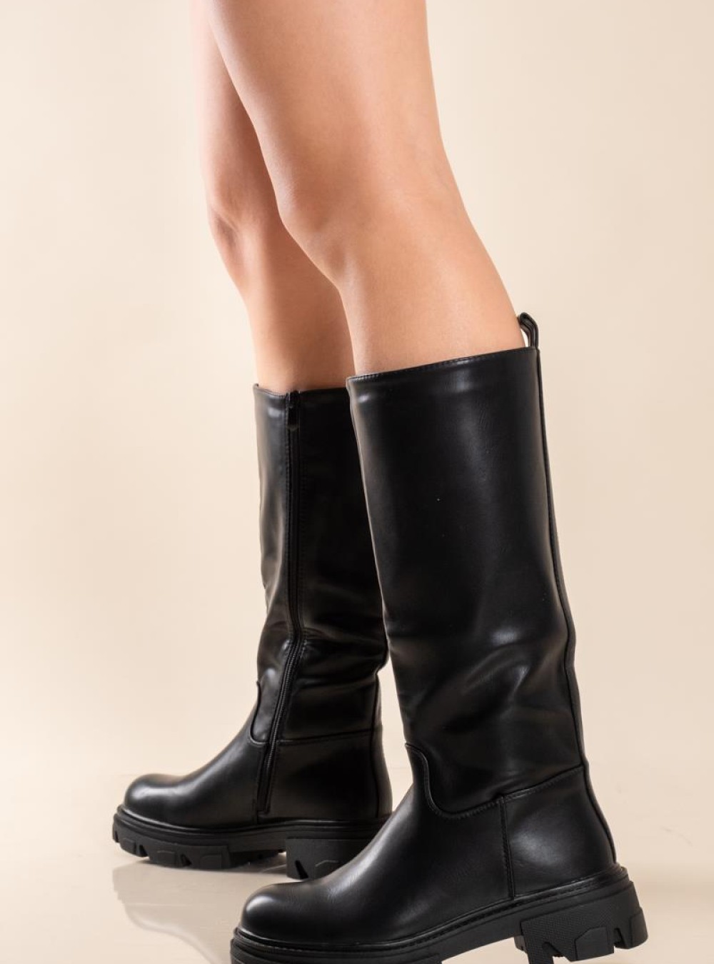 Casual chunky μπότες 330.U9X90037-L ΜΑΥΡΟ Casual chunky μπότες 330.U9X90037-L ΜΑΥΡΟ