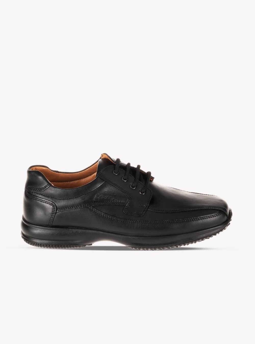 BOXER Ανδρικό comfort δετό 031.12134-L ΜΑΥΡΟ