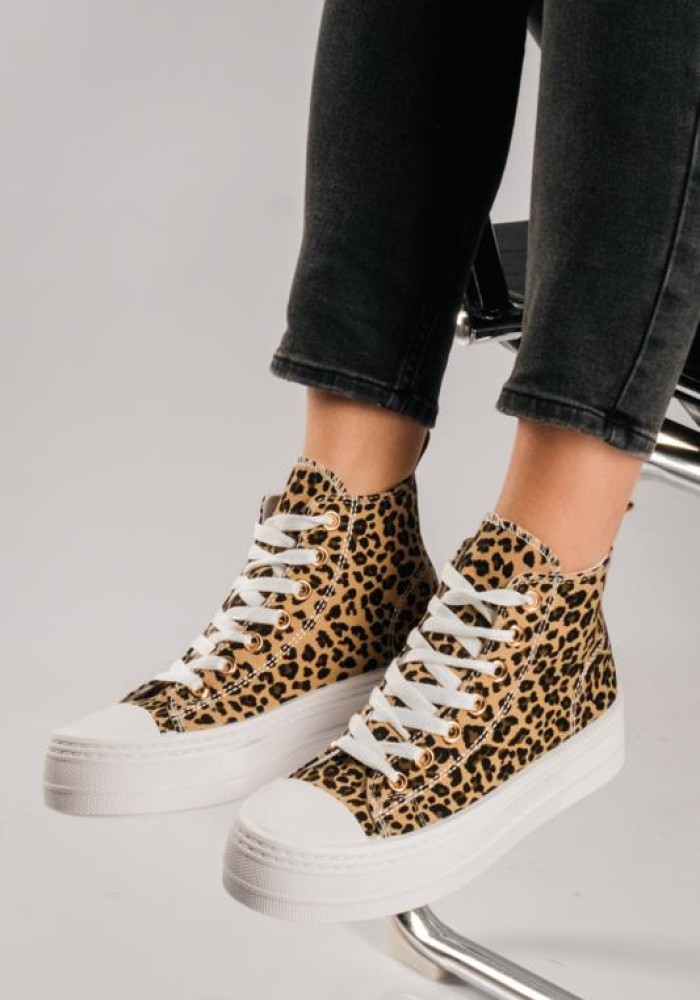Υφασμάτινα δίσολα sneakers ΛΕΟΠΑΡ