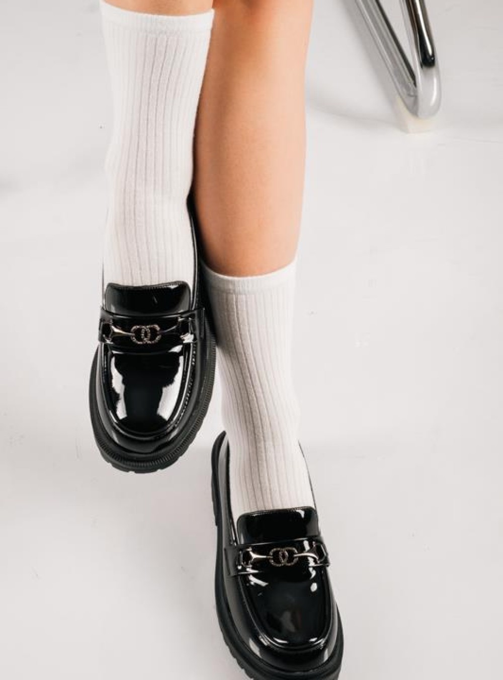 Chunky λουστρίνι loafers ΜΑΥΡΟ Chunky λουστρίνι loafers ΜΑΥΡΟ