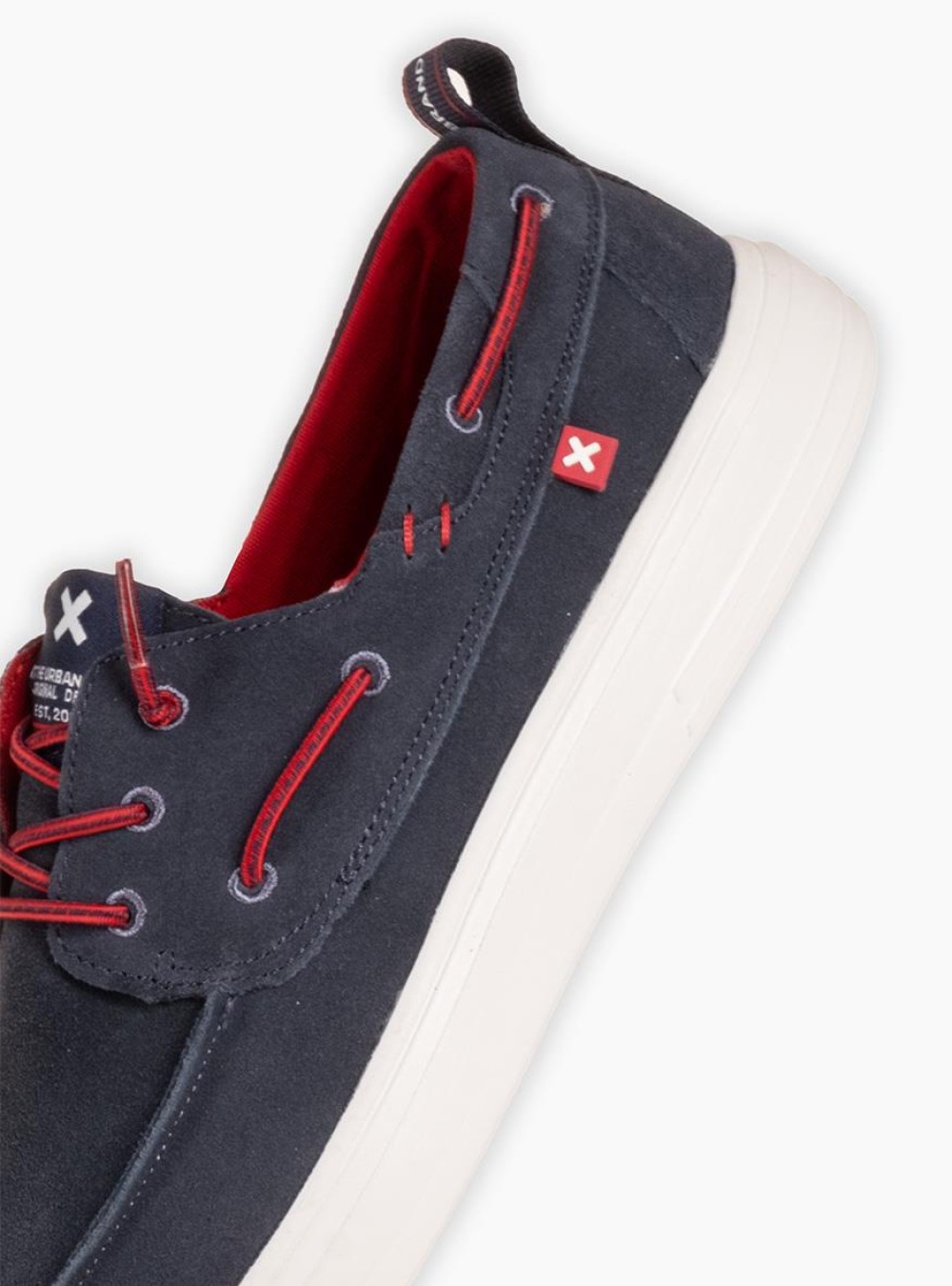 Xti boat loafer με λαστιχένια κορδόνια ΜΠΛΕ